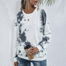 Load image into Gallery viewer, Tie Dye Round Neck Sweatshirt