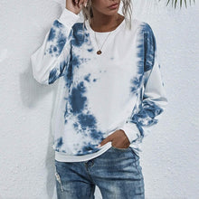 Load image into Gallery viewer, Tie Dye Round Neck Sweatshirt
