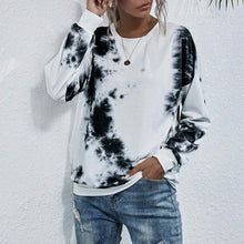 Load image into Gallery viewer, Tie Dye Round Neck Sweatshirt