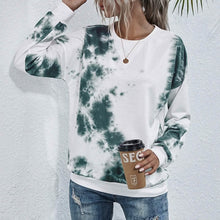 Load image into Gallery viewer, Tie Dye Round Neck Sweatshirt