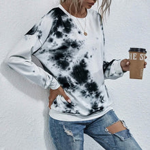 Load image into Gallery viewer, Tie Dye Round Neck Sweatshirt