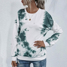 Load image into Gallery viewer, Tie Dye Round Neck Sweatshirt