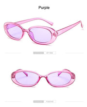 Load image into Gallery viewer, Tiny Small 90s Sunglasses Women Polarized Retro Oval Shape Sunglasses For Woman Designer Sun Glasses For Female Elegant Small Frame Cool Vintage