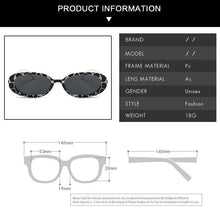 Load image into Gallery viewer, Tiny Small 90s Sunglasses Women Polarized Retro Oval Shape Sunglasses For Woman Designer Sun Glasses For Female Elegant Small Frame Cool Vintage