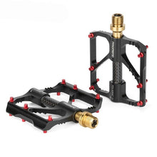 Load image into Gallery viewer, Titanium Bicycle Pedal Titanium Shaft Carbon Tube Bicycle Pedal Mountain Bike 3 Palin Pedal Road Bike Riding Pedal Bicycle Platform Pedals Bicycle Pedal Titanium Shaft Carbon Tube Bicycle Pedal Mountain Bike Pedal Road Bike Riding Pedal