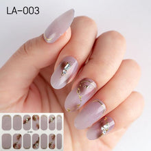 Load image into Gallery viewer, Toe Nail Sticker Wraps Adhesive Decals Toenail Polish Strips DIY Pedicure Foot Decals Manicure Strips Decals Full Wraps Women Glitter Toenail Nail Polish Strips Decals Full Wraps Self Adhesive Toe Nail Tip Full Toe Nail Wraps Feet Decorations