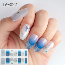 Load image into Gallery viewer, Toe Nail Sticker Wraps Adhesive Decals Toenail Polish Strips DIY Pedicure Foot Decals Manicure Strips Decals Full Wraps Women Glitter Toenail Nail Polish Strips Decals Full Wraps Self Adhesive Toe Nail Tip Full Toe Nail Wraps Feet Decorations