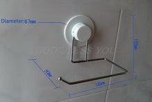 Load image into Gallery viewer, Toilet Paper Holder Bathroom Suction Hanger Tissue Rack Kitchen Towel Hook Powerful Vacuum Suction Cup Toilet Paper Roll Holder Wall Mount Towel Tissue Rack For Bathroom And Kitchen-Drill Free