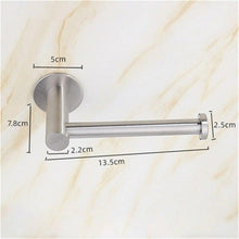 Load image into Gallery viewer, Toilet Wall Mount Toilet Paper Holder Stainless Steel Bathroom Kitchen Roll Paper Accessory Tissue Towel Accessories Holders Modern Paper Roll Holder Wall Mount Tissue Roll Rack For Bathroom