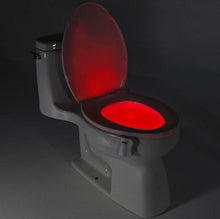 Load image into Gallery viewer, 8-Color LED Sensor Motion-Activated Bathroom Toilet Light