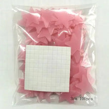 Load image into Gallery viewer, Top Quality 50pcs 3D Stars Glow In The Dark Wall Stickers Luminous Fluorescent Wall Stickers For Kids Baby Room Bedroom Ceiling Home Decor