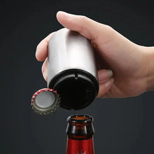 Load image into Gallery viewer, Automatic Beer Bottle Opener Magnet Beer Opener Stainless Steel Push Down Opener Wine Beer Soda Cap Opener Kitchen Accessories