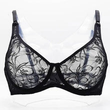 Load image into Gallery viewer, Plus Size Lace Bras For Women Underwired Bralette Womens Underwear Delicate Embroidery Lingerie Brassiere