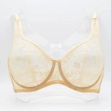 Load image into Gallery viewer, Plus Size Lace Bras For Women Underwired Bralette Womens Underwear Delicate Embroidery Lingerie Brassiere