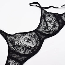 Load image into Gallery viewer, Plus Size Lace Bras For Women Underwired Bralette Womens Underwear Delicate Embroidery Lingerie Brassiere