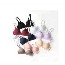 Load image into Gallery viewer, Seamless Bras for Women Push Up Bra No Wire Brassiere A B Cup Underwear Bra Three Quarters 3/4 Cup Thin Soft