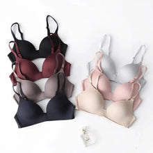 Load image into Gallery viewer, Seamless Bras for Women Push Up Bra No Wire Brassiere A B Cup Underwear Bra Three Quarters 3/4 Cup Thin Soft