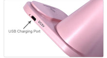 Load image into Gallery viewer, Touch Dimmable LED Desk Lamp 10W Wireless Charging/USB Charging Table Light for Children Kids Reading Study Bedside Bedroom Decorative Table Lamp Cute Study Lamps for Bedroom Décor