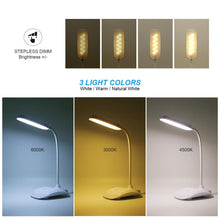 Load image into Gallery viewer, Touch LED Desk Lamps Built-in Lithium Battery USB Charging Natural Warm White Dimmable Night Lights For Bedroom Bedside Decorative Table Lamp Cute Study Lamps for Bedroom Décor