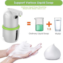 Load image into Gallery viewer, Touchless Automatic Soap Dispenser USB Charging Smart Foam Machine Infrared Sensor Foam Soap Dispenser Hand Sanitizer Touchless Commercial Easy Refill Soap & Sanitizer Holder Hand Free Sensor Wall Mount Adjustable Liquid Gel