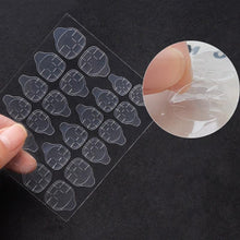 Load image into Gallery viewer, Transparent Double Side Adhesive Tapes Glue Sticker False Nail Extension Stick Tools Waterproof Nail Adhesive Tabs, Self Adhesive Nail Glue Sticker for False Nail Tips Waterproof Breathable Jelly Gel Nail Tape Glue Stickers for False Nails Tips