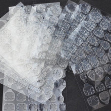 Load image into Gallery viewer, Transparent Double Side Adhesive Tapes Glue Sticker False Nail Extension Stick Tools Waterproof Nail Adhesive Tabs, Self Adhesive Nail Glue Sticker for False Nail Tips Waterproof Breathable Jelly Gel Nail Tape Glue Stickers for False Nails Tips