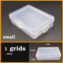 Load image into Gallery viewer, Transparent Plastic Box Screw Compartment Box Jewelry Earring Display Case Container Clear Terminal Organizer Tool Storage boxes Multiple Compartments Jewelry Storage Container