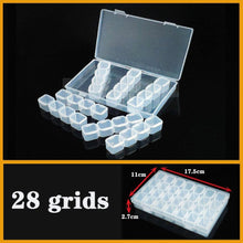 Load image into Gallery viewer, Transparent Plastic Box Screw Compartment Box Jewelry Earring Display Case Container Clear Terminal Organizer Tool Storage boxes Multiple Compartments Jewelry Storage Container