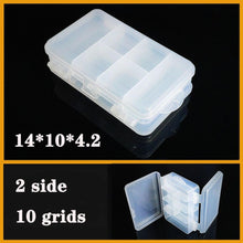 Load image into Gallery viewer, Transparent Plastic Box Screw Compartment Box Jewelry Earring Display Case Container Clear Terminal Organizer Tool Storage boxes Multiple Compartments Jewelry Storage Container