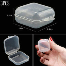 Load image into Gallery viewer, Transparent Plastic Storage Jewelry Box Compartment Adjustable Container For Beads Earring Box For Jewelry Rectangle Box Case Storage Container for Jewelry Beads Earring