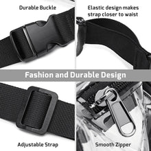 Load image into Gallery viewer, Transparent Waterproof Waist Bag