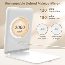 Load image into Gallery viewer, Travel Makeup Mirror with 10X Magnifying Mirror