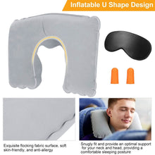 Load image into Gallery viewer, Travel Pillow Inflatable U Shape Neck Pillow