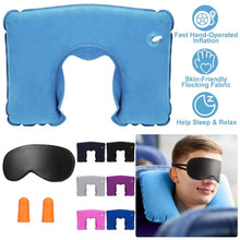 Load image into Gallery viewer, Travel Pillow Inflatable U Shape Neck Pillow