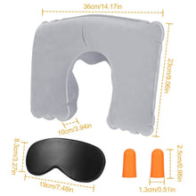 Load image into Gallery viewer, Travel Pillow Inflatable U Shape Neck Pillow