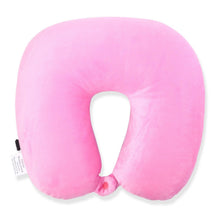 Load image into Gallery viewer, Travel U Shape Neck Pillow Reading Sleeping Long Flights Road Trips Microbead Neck Rest Support Cushion Portable Feather Soft Microfiber Neck Pillow Travel Pillow U-Shaped Neck Pillow Ultra Soft Comfortable Cushion for Neck Support Super for Home Office