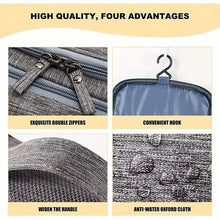Load image into Gallery viewer, Travel Wash Bag with Hanging Hook