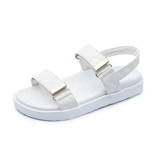 Load image into Gallery viewer, Trendy Black Sandals Summer New Flat Embroidery Thick-Soled Casual Design Hiking Sandals Outdoor Sport Sandals Athletic Sandals Walking Water Women Shoes For Summer