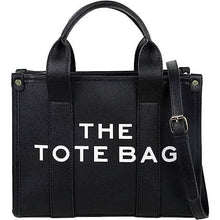 Load image into Gallery viewer, Trendy Leather Tote Bag Small Personalized Top Handle Crossbody Handbags