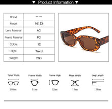 Load image into Gallery viewer, Trendy Rectangle Sunglasses for Women Narrow Square Frame Rectangle Sunglasses For Women New Luxury Glasses For Women/Men New Retro Style Sun Glasses for Men
