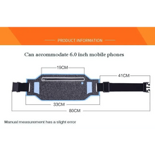 Load image into Gallery viewer, Trendy Slim Running Belt Fanny Pack Fitness Workout Exercise Waist Bag Jogging Belt Bag Gym Fitness Bag Ultra Light Runners Belt Travel Money Belt For Men Women