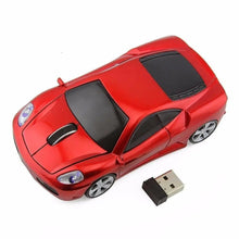 Load image into Gallery viewer, Trendy Sport Car Wireless Mouse 1200DPI Optical 3D Car Design Gaming Mice USB Computer Mouse For Laptop PC Desktop
