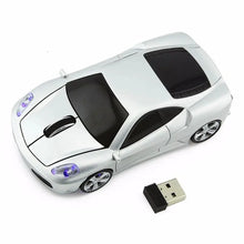 Load image into Gallery viewer, Trendy Sport Car Wireless Mouse 1200DPI Optical 3D Car Design Gaming Mice USB Computer Mouse For Laptop PC Desktop