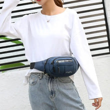 Load image into Gallery viewer, Trendy Waist Pouch Bag Hip Pack With Adjustable Straps for Casual Travel Hiking Running Outdoor Sports Classy Money Pouch Waist Bag