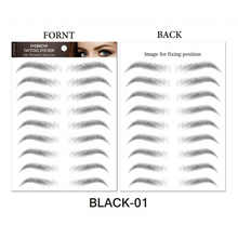 Load image into Gallery viewer, Trendy Waterproof 1 Piece Hair-liked Authentic Eyebrow Tattoo Sticker Waterproof Cosmetics Long Lasting Makeup False Eyebrows Stickers