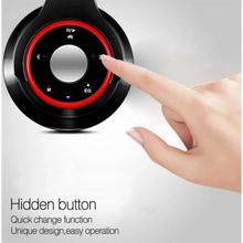 Load image into Gallery viewer, Wireless Headset Bluetooth Earphones and Headphone Foldable Adjustment Bluetooth Wired Headphones TF Card MP3 FM Radios For Online Class Business Trip Travel Video Conference