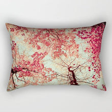 Load image into Gallery viewer, Tropical Plants Flowers Beauty Pattern Pillow Covers Short Plush Tropical Palm Leaves Throw Pillow Cover Summer Exotic Jungle Plant Tropical Palm On The Geometric Cotton LinGEOen Decorative Rectangular Pillowcase Rectangle Small Pillow Cases