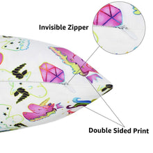 Load image into Gallery viewer, Tropical Plants Palm Leaf Pillow Cover Green Leaves Cushion Covers Flower Decorative Pillow Sofa Decorative Throw Pillow Covers Tropical Green Leaves Floor Pillow Cover for Couch Cushion Cover Plant Monstera Leaf 45x45cm