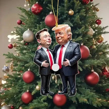 Load image into Gallery viewer, Trump & Musk Acrylic Hanging Ornament
