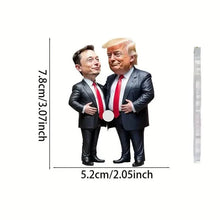 Load image into Gallery viewer, Trump & Musk Acrylic Hanging Ornament